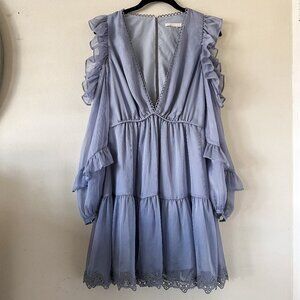 La Maison Talulah Ruffled Dress - Size S